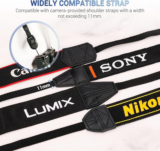 JJC 2Pack Camera Neck Strap Quick Release Buckle Connector