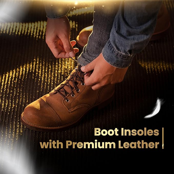 HANDARTE Premium Leather Shoe Insoles | Thin Shoe Inserts for Women | Dress Shoe Insoles - Durable - 100% Natural Goatskin & Anti Sweat - Suitable for No-Socks (US W5.5/6 | EU36)