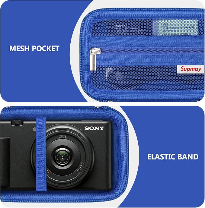 Hard Travel Case for Sony ZV-1F / ZV-1 / ZV-1 II Digital Camera, Vlogger Camera