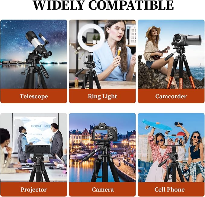 JOILCAN Tripod Camera Tripods, Heavy Duty Tall Cameras Tripod Stand,