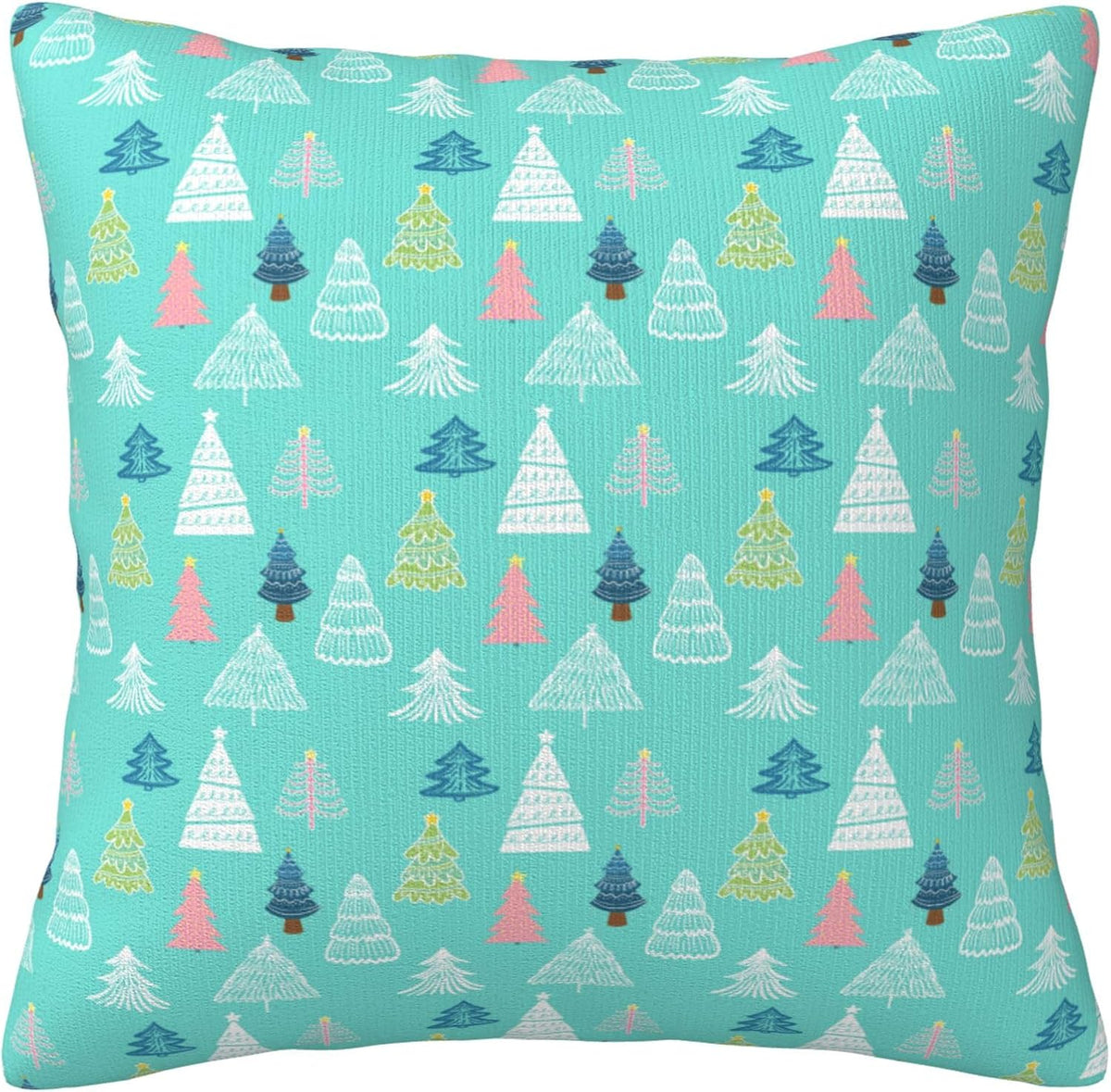 JOOCAR Christmas Pillow Covers 24 x 24 Inches Christmas Candy Cane Pillow Case for Winter Holiday Decorations for Couch Sofa Bed