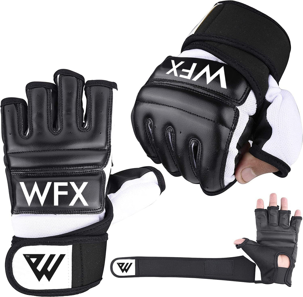 WFX Boxing Gloves - Durable MMA Training Mitts for Karate, Taekwondo & Muay Thai | Synthetic Material