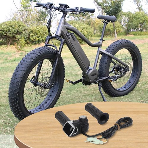 Electric Motor Controller Set, Motor Brushed Speed Controller Electric Tricycle Throttle Grip And Brushed Controller For Electric Scooter E Bike (48V500W)