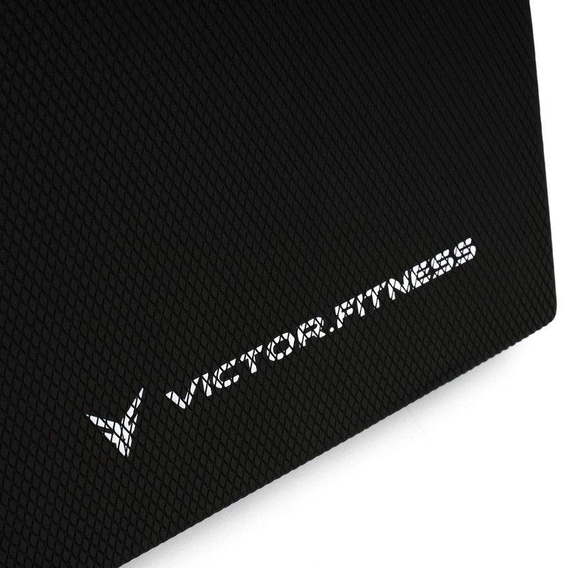 Victor Fitness Black Non-Slip Balance Foam Pad for Stability Training, Yoga, Physical Therapy, Knee, and Lower Back Support - Gym or Office Use