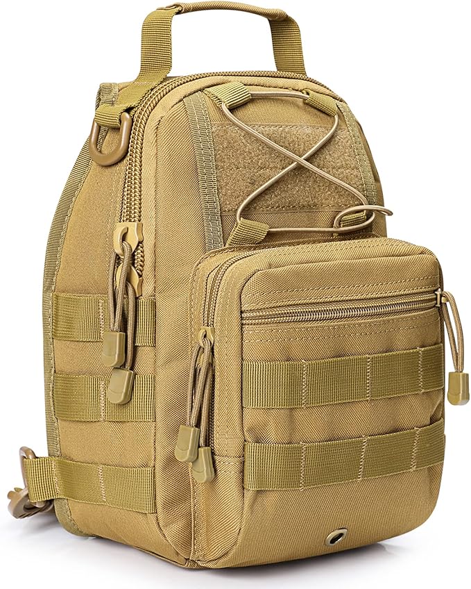 G4Free Outdoor Tactical Bag Backpack, Military Sport Bag Pack Sling Shoulder