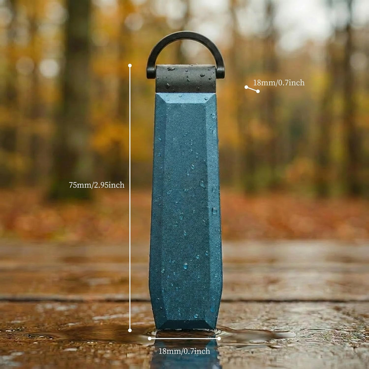 Compact Aluminum Key Organizer Holder with Pocket Clip.