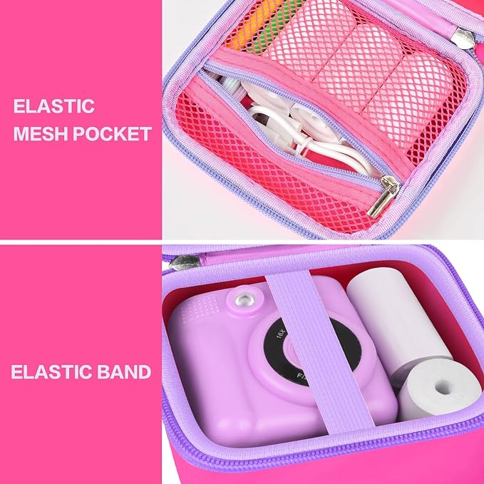 PAIYULE Kids Instant Print Camera Case Compatible