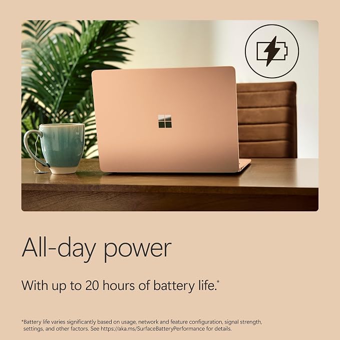 Microsoft Surface Laptop (2026), 13.8-inch Premium Performance Laptop, Snapdragon X2 Elite Processor, Touchscreen Display, 16GB RAM, 512GB SSD Storage, Windows 11 Copilot+ PC Built for AI, Dune