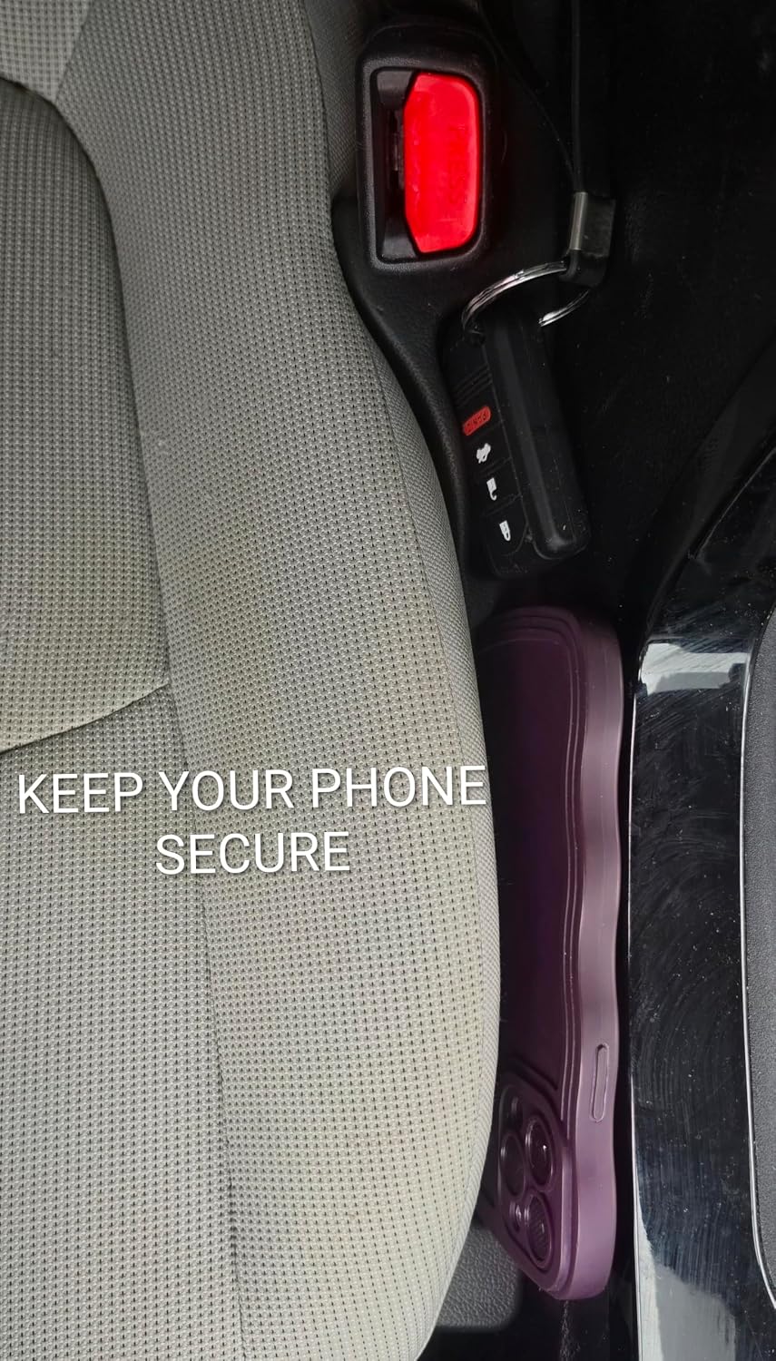 Car Seat Gap Filler Organizer 2-Pack – Universal Fit EVA Foam Insert for Car, Prevents Phone & Keys from Falling Between Seat and Console