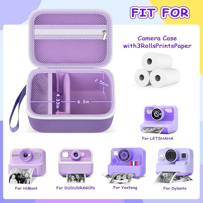 Kids Instant Print Camera Case for Dylanto for ESOXOFFORE for DUDUDRAGON