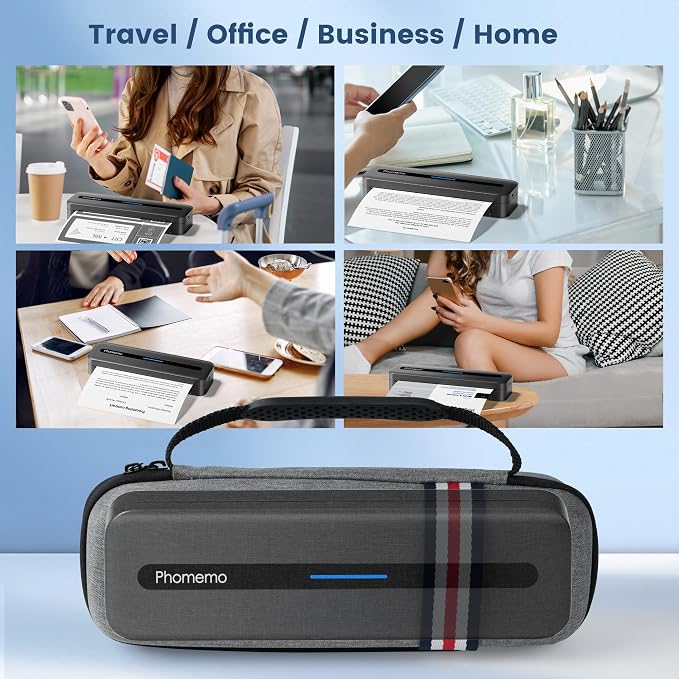Phomemo Portable Thermal Printer, M832 Inkless Portable Printers Wireless