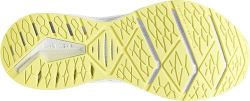 Brooks Women’s Levitate 6 Running Shoes - Lightweight Comfort in White/Oyster/Yellow - Size 5 Medium