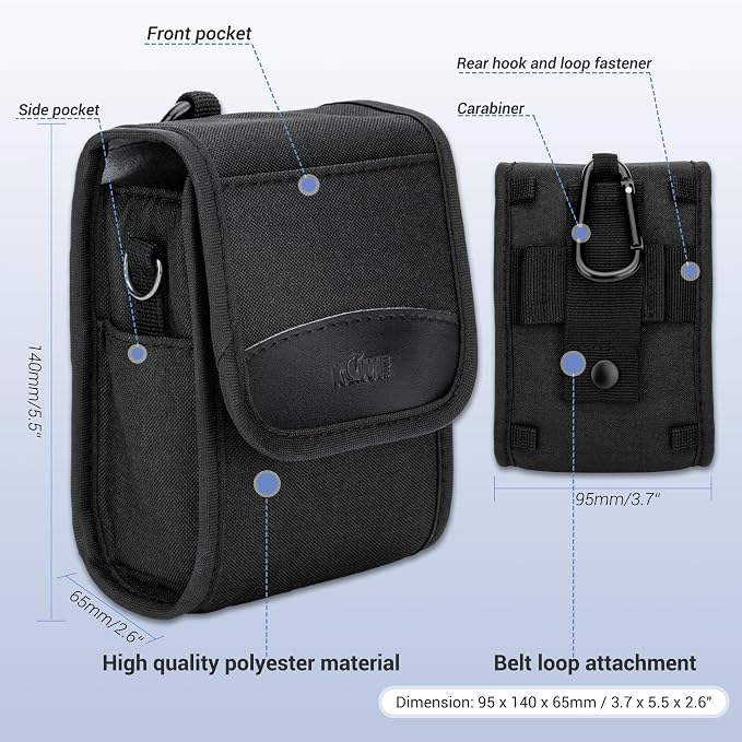 KIWIFOTOS Compact Camera Case for Lumix ZS99 ZS300 Sony RX100 VI ZV-1 II ZV-1F