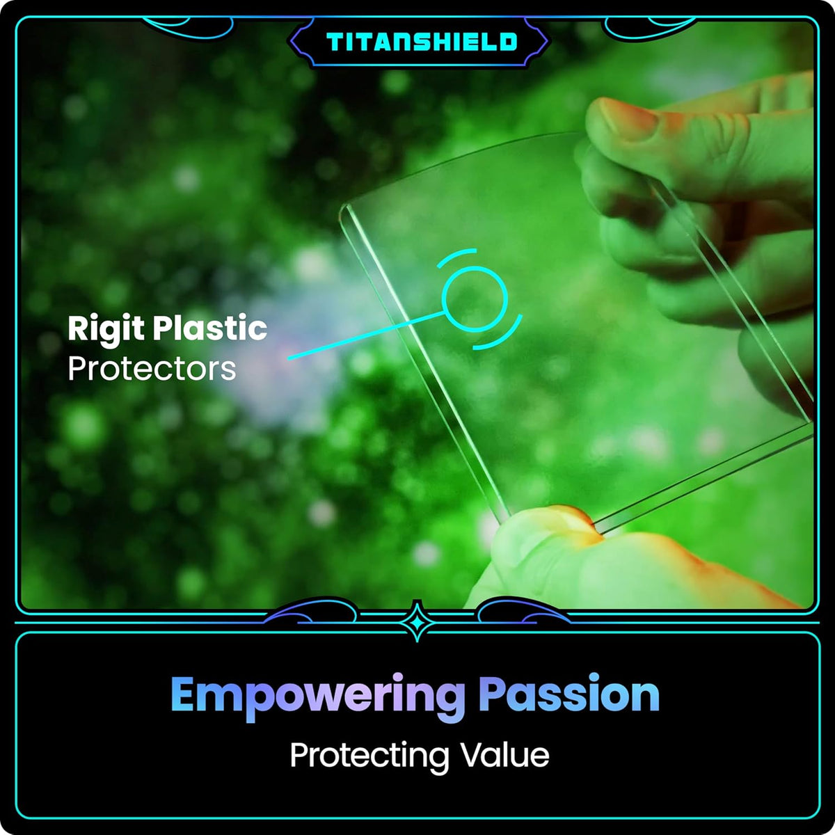 TitanShield Toploader Sleeves - Platinum Quality 3"x4" Card Protectors for Trading Cards (200 ct.)