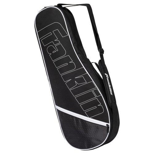 Franklin Sports Tennis Racket Bag - Tennis Shoulder Bag for Men + Women - Holds (4) Rackets + Equipment for Practice + Matches - Travel + Storage Case with Fence Hook