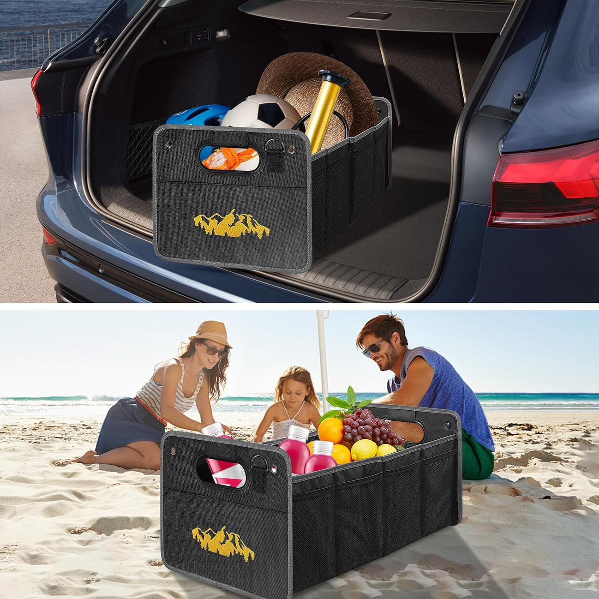 Car Trunk Organizer Collapsible Trunk SUV Storage Box for Subaru Outback