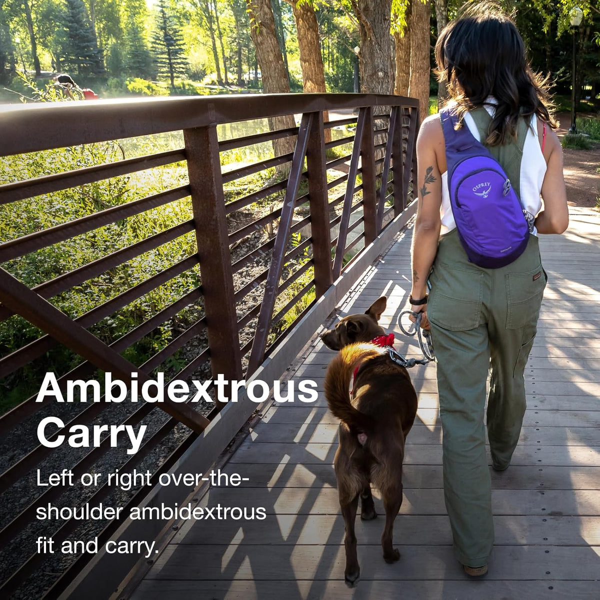 Osprey Daylite Shoulder Sling Bag - Versatile Crossbody Backpack for Travel & Everyday Use