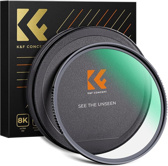 K&F CONCEPT 77mm MC UV Protection Filter Shockproof Tempered Optical Glass