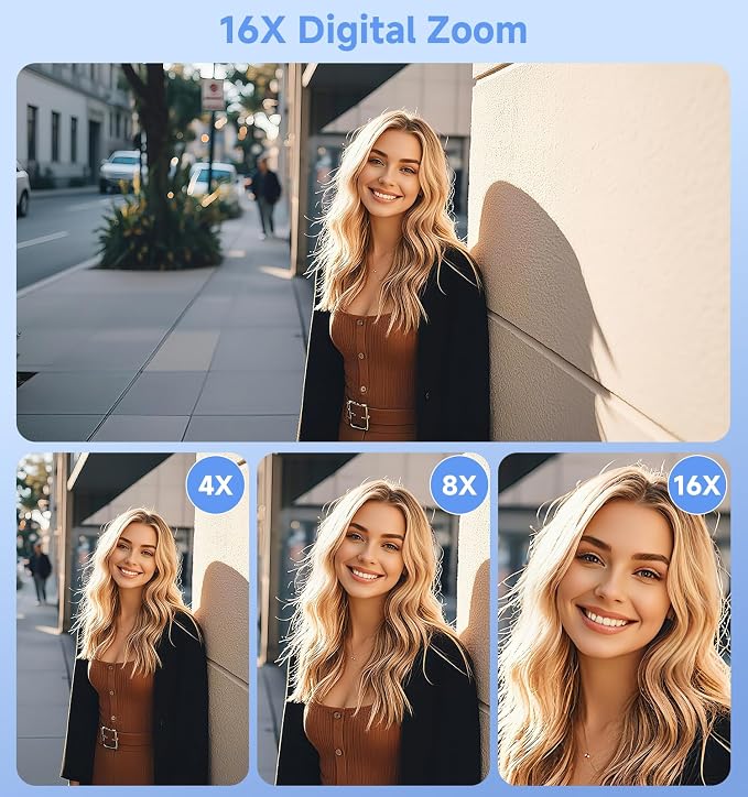 Digital Camera, 2026 Upgraded 56MP Dual Screens Camera