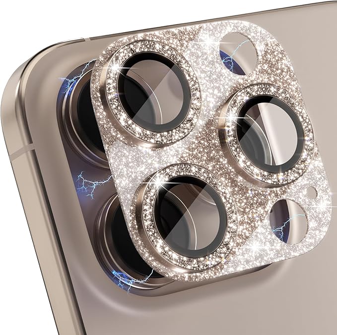 Choiche Compatible for iPhone 16 Pro/iPhone 16 Pro Max Camera Lens Protector