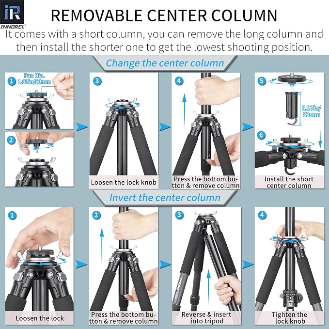 Carbon Fiber Tripod-INNOREL GT284C Professional Compact Tripod