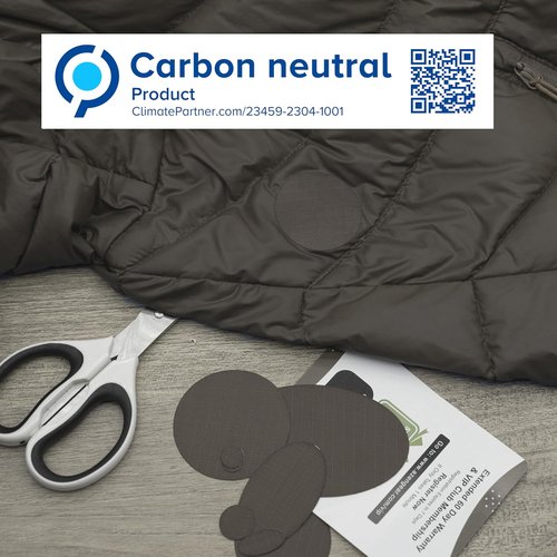 aZengear Repair Patches - Waterproof, Self-Adhesive, Tear-Resistant for Jackets, Tents & More | 11 Pcs, Charcoal Brown