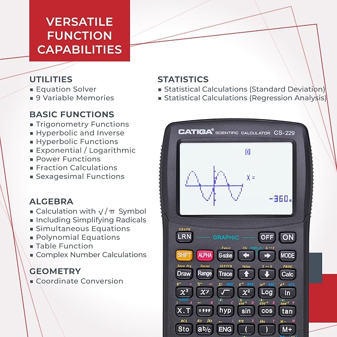CATIGA CS229 Scientific Calculator