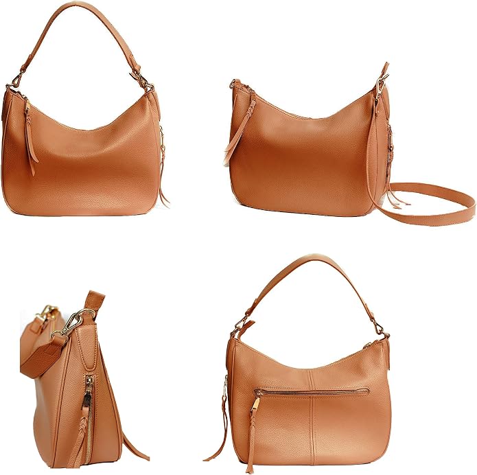 Meliae Camera Bag for Women, DSLR Mirrorless Camera Purse, Leather Shoulder