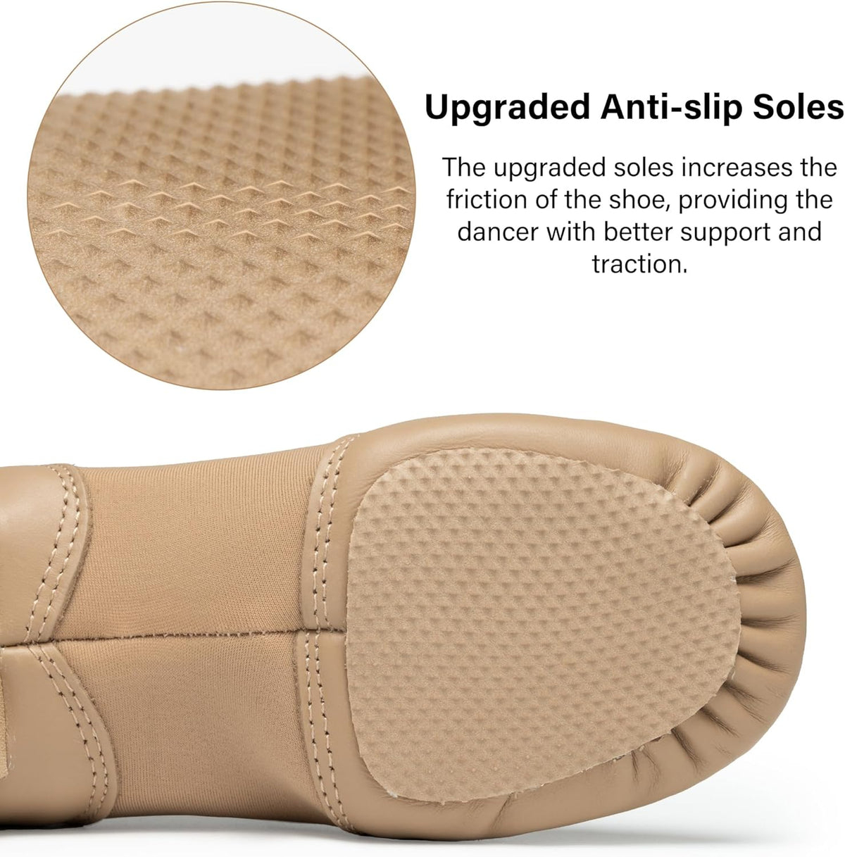 Stelle Jazz Shoes - Slip-On Leather Dance Shoes for Kids | Toddler to Big Kid Sizes