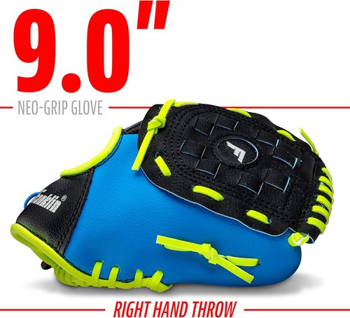 Franklin Sports Kids Baseball Glove - NeoGrip Youth T-Ball Mitt for Boys & Girls - Durable & Comfortable Design
