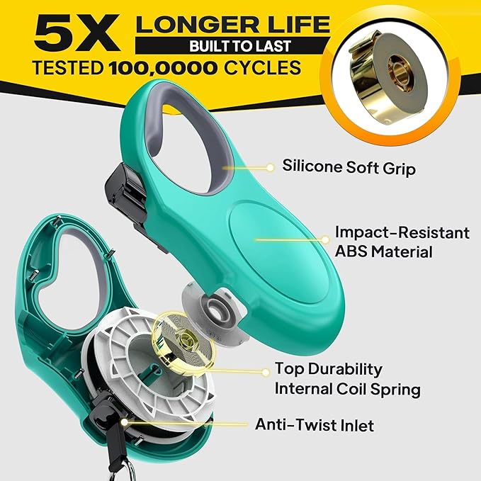 Fida Retractable Dog Leash X-Small Breed, 10 ft Durable Pet Walking Leash for Extra Small Dogs/Cats/Small Animals up to 18 lbs, 360° Tangle Free, Teel