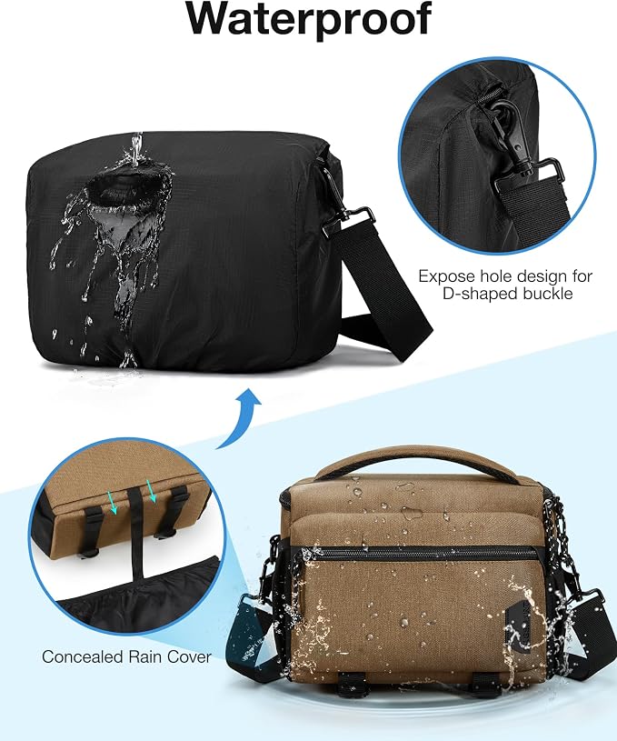 BAGSMART Small Camera Sling Bag
