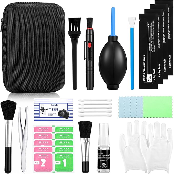Camera Cleaning Kit for DSLR & Mirrorless Cameras