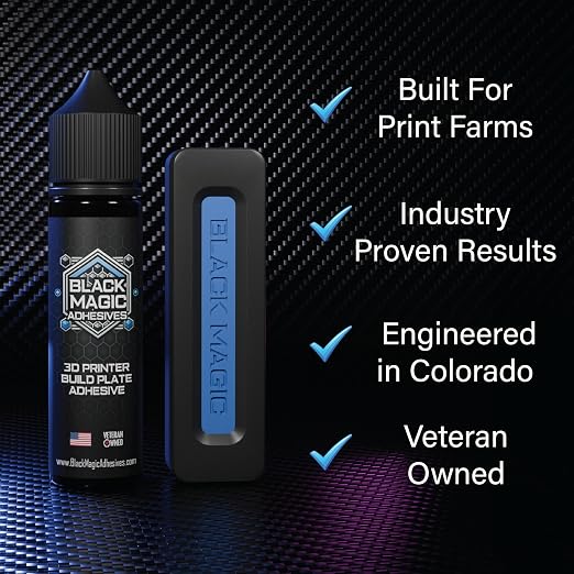 Black Magic 3D Printer Build Plate Adhesive Kit