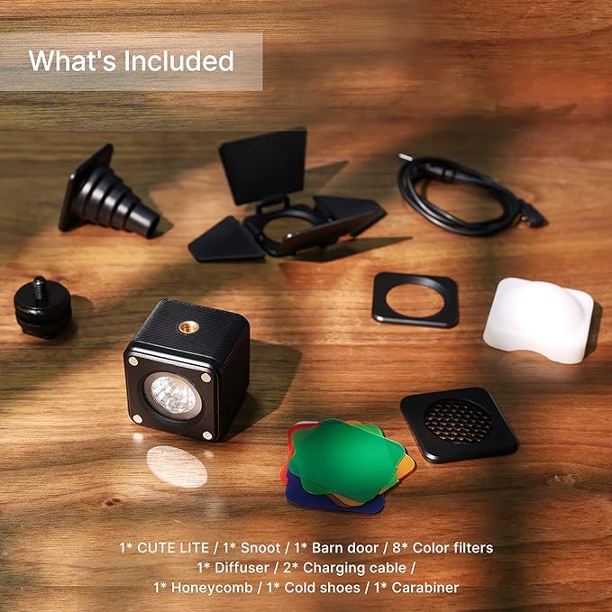 ULANZI LED Video Light Waterproof IP68 Camera Lighting Kit Mini Cube