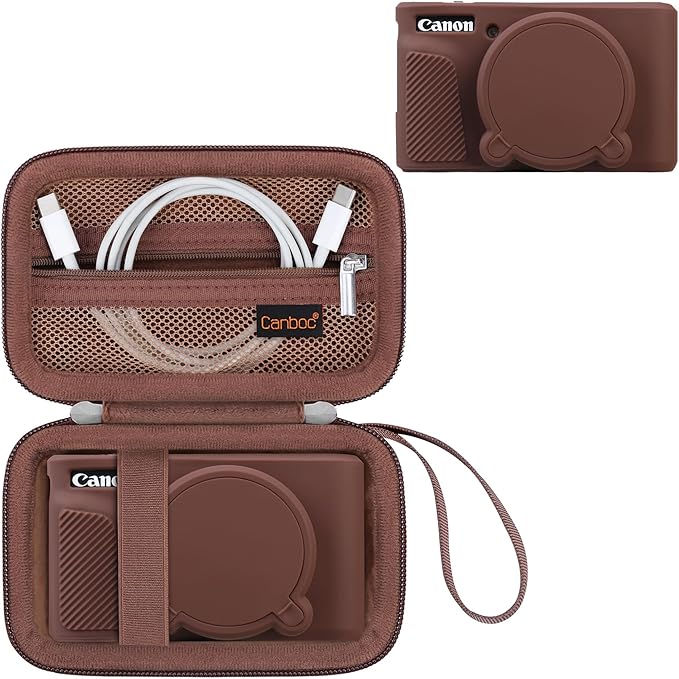 Canboc Case for Canon PowerShot SX740 SX730 HS Digital Camera, Hard Carrying