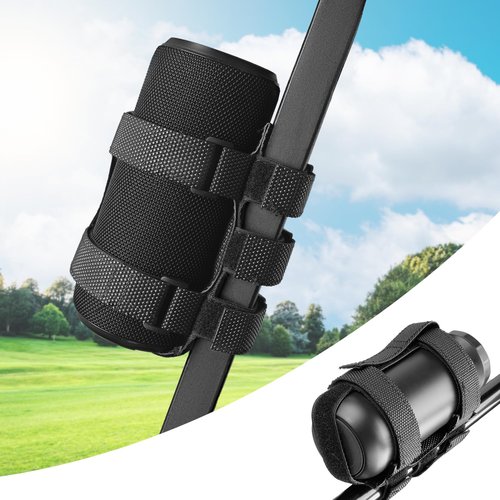 DRIVE UP Adjustable Speaker Mount for Golf Cart, Strap Holder for Bluetooth Wireless Speaker Fits for Yamaha, Club Car, EZGO Golf Carts and Electric Bike