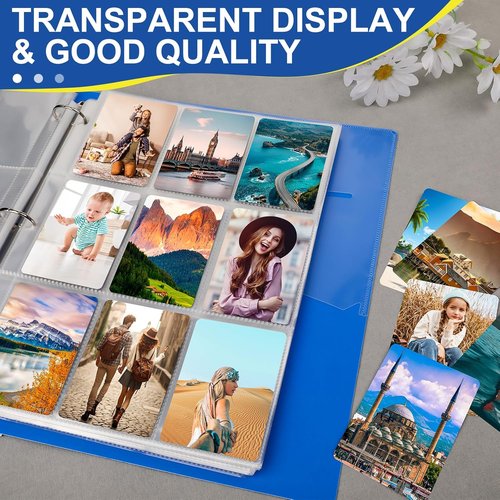 1080 Pockets Card Sleeves by [Brand Name] - 9 Pocket Trading Card Binder Sheets for Baseball, Football & More