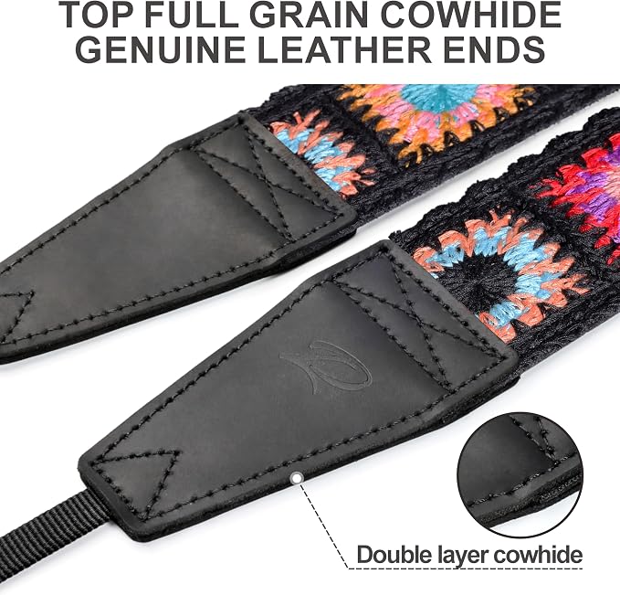 Padwa Lifestyle Colorful Crochet Camera Strap