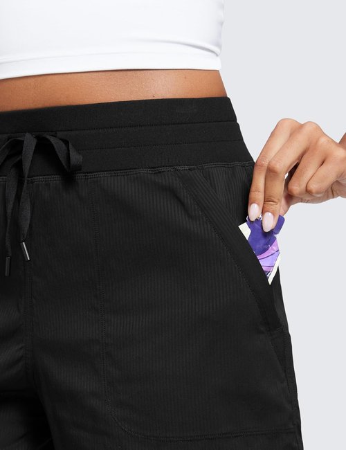 CRZ YOGA Lightweight Casual Shorts for Women 3.5" - High Waisted Linerless for Athletic Lounge Hiking with Zip Pockets
