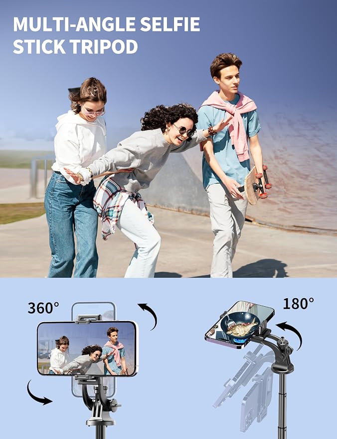 Aluminum 71" Phone Tripod, Travel Tripods