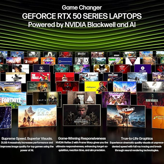 msi Katana 15 HX Gaming Laptop, Intel i7-14650HX, NVIDIA Geforce RTX 5070 | 15.6" QHD 165Hz Display, 32GB DDR5 RAM, 1TB SSD, Wi-Fi 6E, RGB Backlit, Cooler Boost 5, Win 11 Home, w/1TB Portable HDD