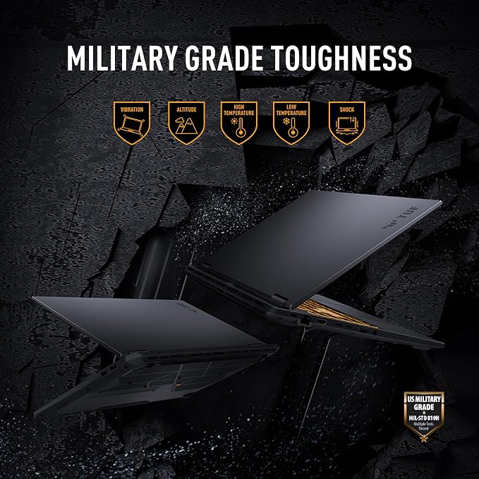 ASUS TUF Gaming F16 (2025) Gaming Laptop, 16” FHD+ 165Hz 16:10 Display, Intel® Core™ i5 Processor 13450HX, NVIDIA® GeForce RTX™ 5050, 16GB DDR5, 512GB PCIe Gen4 SSD, Wi-Fi 6E, Win 11 Home
