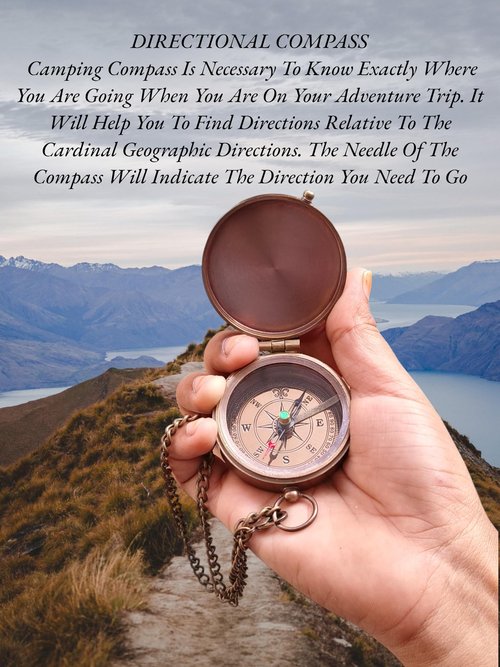 Engraved Brass Compass with Leather Case – “Trust in the Lord” Scripture Compass Gift for Men | Graduation, Confirmation, Baptism & Communion Religious Gift, Proverbs 3:5-6