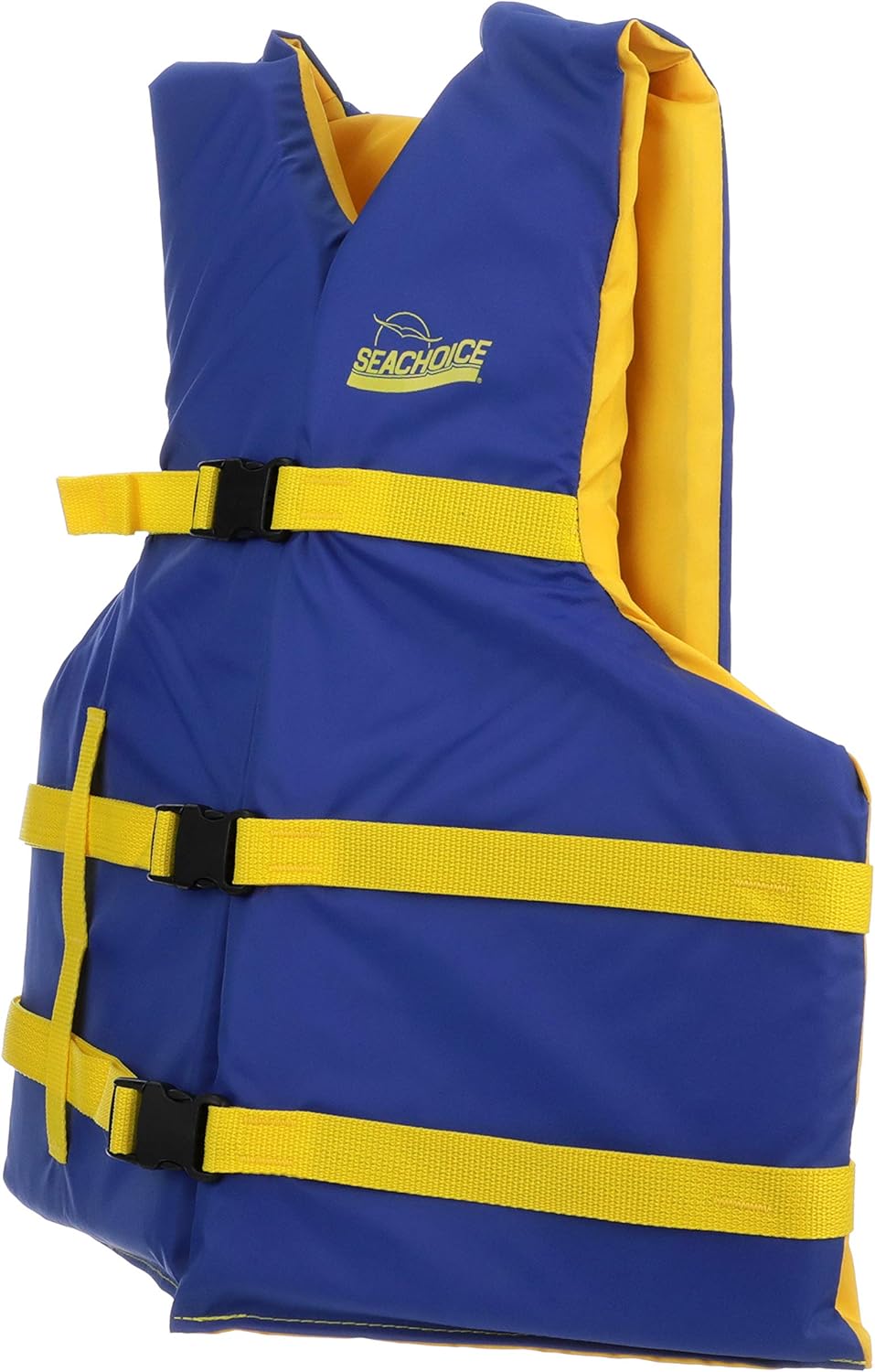 Seachoice Life Jacket - Adjustable Universal Adult Boat Vest for Safety & Comfort