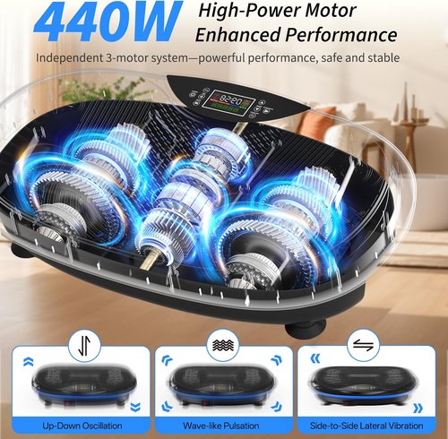JOROTO 4D Vibration Plate - App-Controlled High-Intensity Machine for Weight Loss & Lymphatic Drainage | Whole Body Shaker