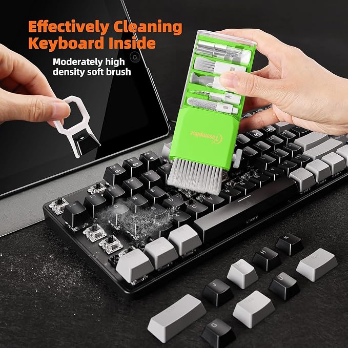 Tassmpitor Laptop Screen Keyboard Cleaner Kit, All in 1 Electronics Cleaning