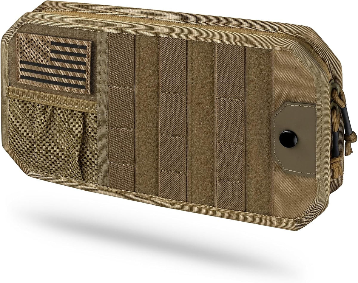 LIVANS Tactical Car Sun Visor Organizer, Fit Cars Trucks SUV Jeeps Patrols