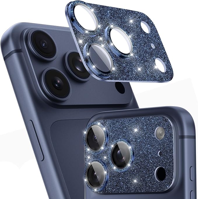 imluckies Compatible with iPhone 17 Pro Camera Lens Protector Bling, Ultra HD