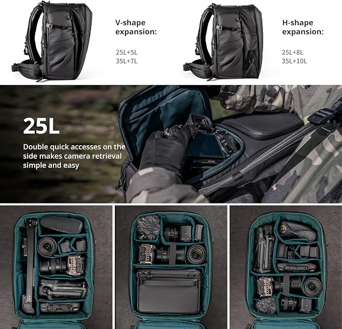 PGYTECH OneMo 2 25L-33L Camera Backpack